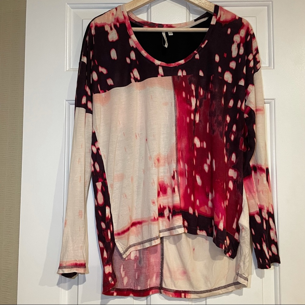 Women’s High Low Long Sleeve Top